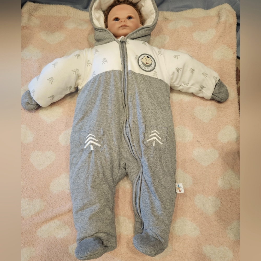 F Leerjia winter 12-24 months infant toddler snowsuit keep out cold & warm in!